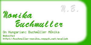 monika buchmuller business card